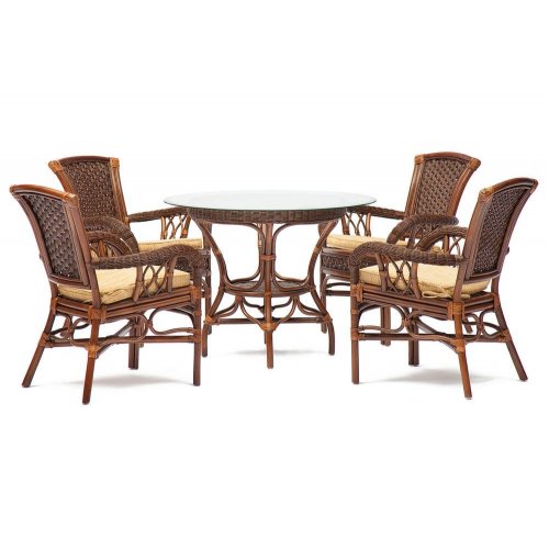 Комплект обеденный ANDREA ( стол + 4 кресла )