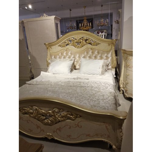 ВИВАЛЬДИ 666 Комплект (Кровать 1,8, 2 тумбы, туалетный стол, шкаф 6-ти дв., БЕЗ ПУФА)