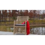 Латте кресло соломенное