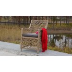 Латте кресло соломенное