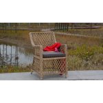 Латте кресло соломенное