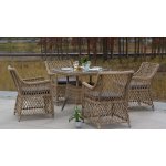 Латте кресло соломенное