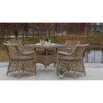 Айриш, стол, соломенный 900х900