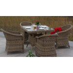 Айриш, стол, соломенный 900х900