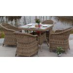 Айриш, стол, соломенный 900х900