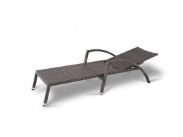 Парма Шезлонг из искусственного ротанга без матраса