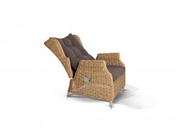 Форио кресло раскладное, 75х87х100см, соломенное