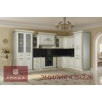 ЭМИЛИЯ Кухня угловая 4,15*2,26 (3,85*2,56) 