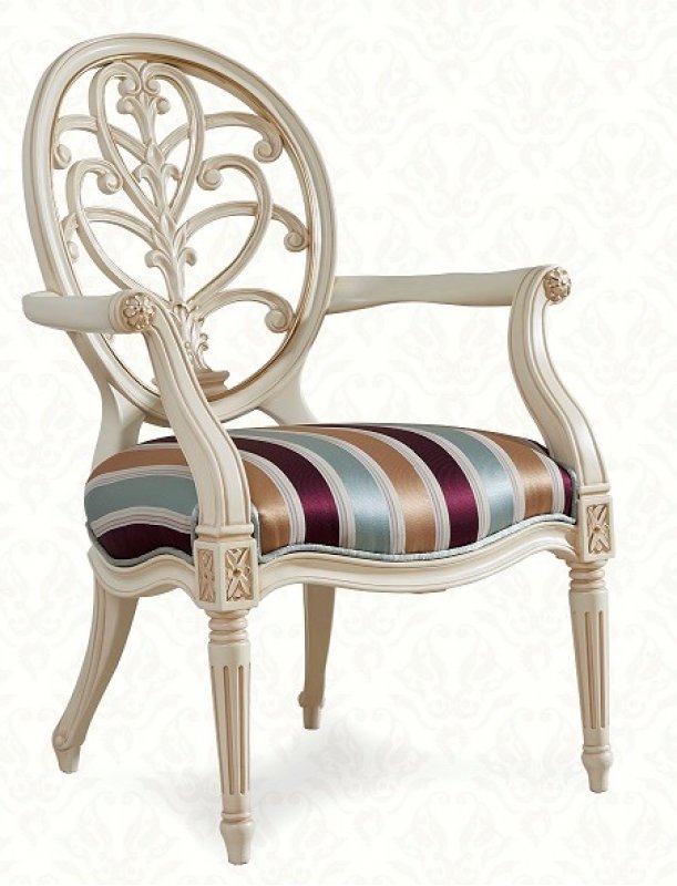 99001 Санта Мария Стул с подлокотниками (ткань МТ8805)
