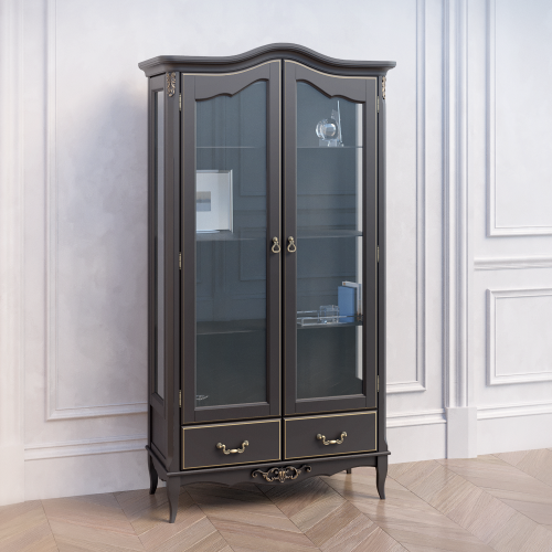 PROVENCE (ПРОВАНС) Витрина 2-х дверная с доводчиками