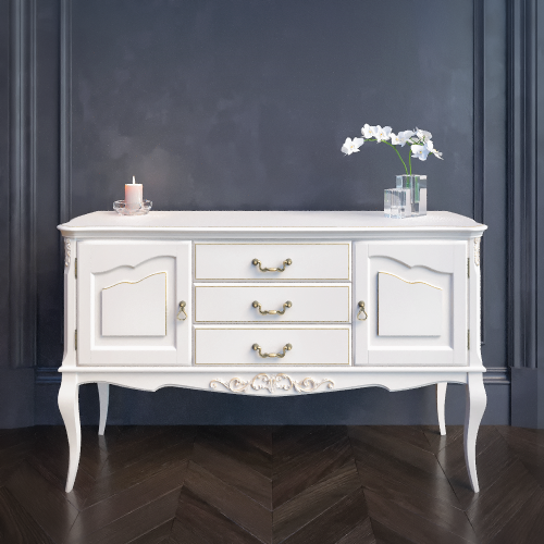 PROVENCE (ПРОВАНС)Консоль 3 ящика +2 распашных фасада с доводчиками