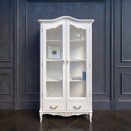 PROVENCE (ПРОВАНС) Шкаф книжный 2-х дверный с доводчиками PROVENCE (ПРОВАНС) Шкаф книжный 2-х дверный с доводчиками