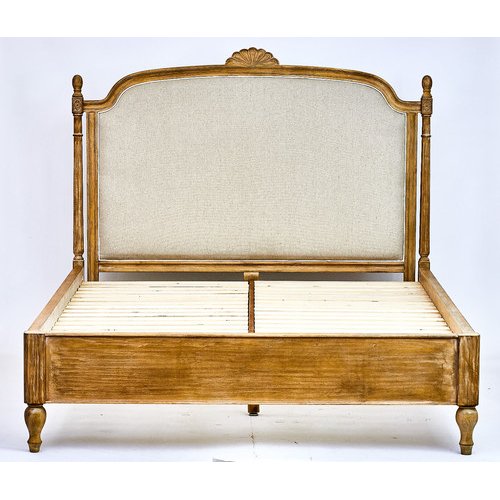 Кровать Ткань #183 Лён