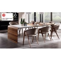 Стул SPIRIT1 / S1 SAGP38 / Nuss geolt UG / Leder LM stone