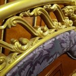 МОНАРХ Спальня (Кровать, 2 тумбы, туалетный стол с зеркалом, пуф, шкаф 4-х дверный)