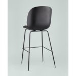 Стул барный Beetle PU со спинкой бежевый