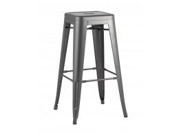 Барный стул TOLIX серебристый матовый Фабрики Китая