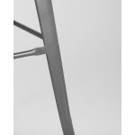 Стул барный TOLIX серебристый матовый