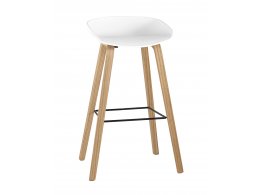 Стул барный LIBRA БЕЛЫЙ
