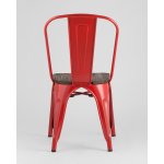 Стул TOLIX WOOD красный глянцевый
