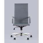 Кресло руководителя TopChairs City серый