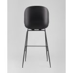 Стул барный Beetle PU со спинкой серый