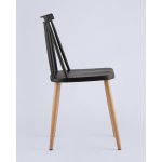 Стул Морган пластиковый черный