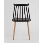 Стул Морган пластиковый черный