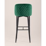 Стул барный Оскар велюр изумрудный