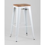 Стул барный TOLIX WOOD белый глянцевый