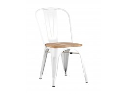 Стул TOLIX WOOD белый глянцевый