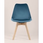 Стул FRANKFURT велюр синий