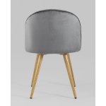 Стул Лион Страйпс велюр серый