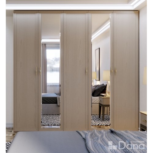 PALMARI P5570=ШКАФ 5 ДВ ЗЕРКАЛА 2 ШТ