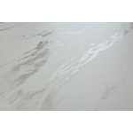 Стол CREMONA 180 KL-99 Белый мрамор матовый, итальянская керамика / черный каркас М-City