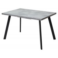 Стол BRICK M 120 Бетон Портленд/ Черный М-City