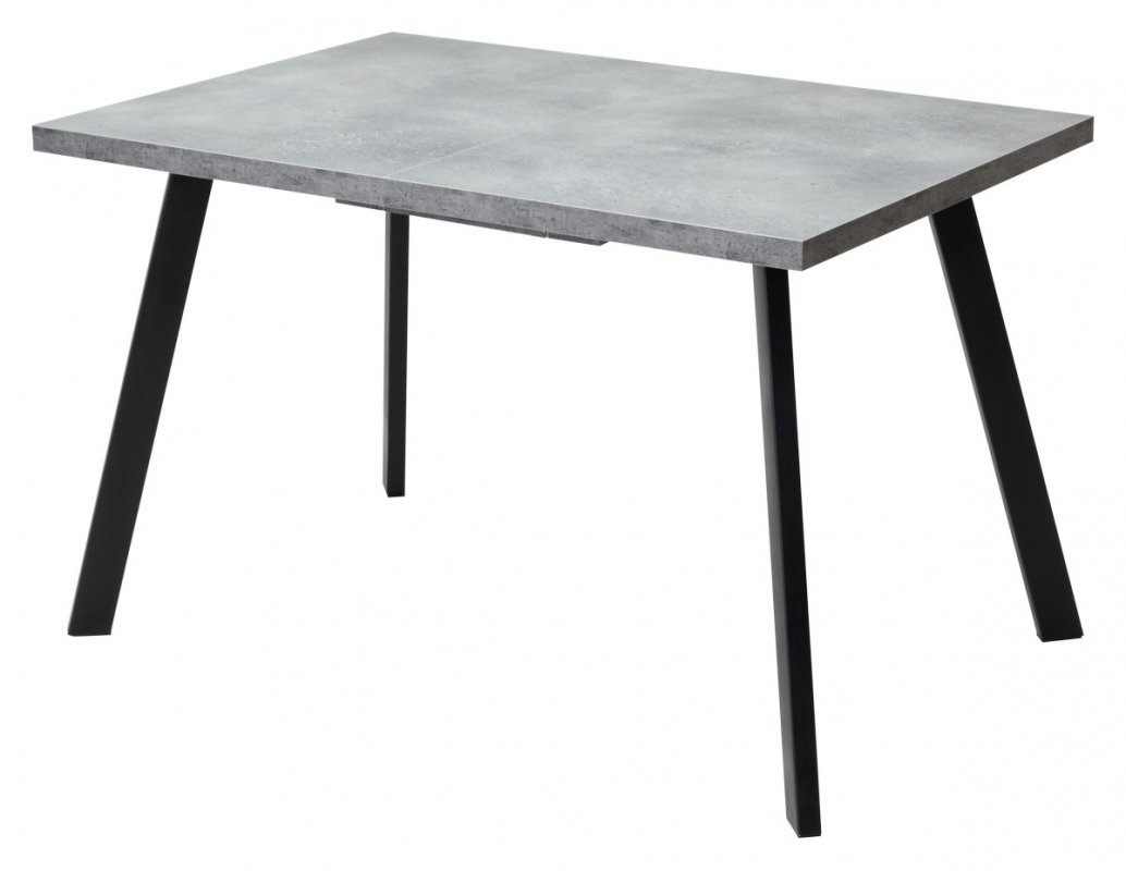 Стол BRICK M 120 Бетон Портленд/ Черный М-City