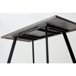 Стол BRICK M 120 Бетон Портленд/ Черный М-City