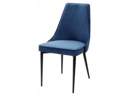 Стул NEPAL-P СИНИЙ #29, велюр/ черный каркас М-City