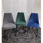 Стул NEPAL-P СИНИЙ #29, велюр/ черный каркас М-City