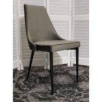 Стул NEPAL-P ГРАФИТ #14, велюр/ черный каркас М-City