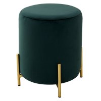 Пуф для гостиной RICE BLUVEL-78 GREEN / GOLD М-City