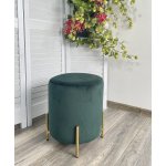Пуф для гостиной RICE BLUVEL-78 GREEN / GOLD М-City
