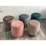 Пуф для гостиной RICE BLUVEL-78 GREEN / GOLD М-City