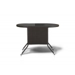 Прато плетеный стол из искусственного ротанга, цвет коричневый