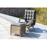 Толедо пуф плетеный, цвет соломенный