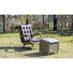 Толедо пуф плетеный, цвет соломенный