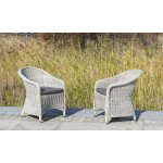 Равенна плетеное кресло из искусственного ротанга, цвет светло-серый