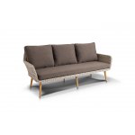 Прованс диван из искусственного ротанга трехместный, цвет светло-серый