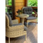 Алиса кресло плетеное, цвет соломенный